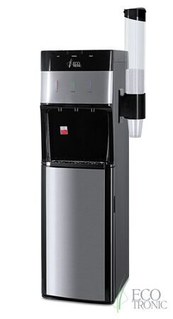 Кулер с нижней загрузкой бутыли Ecotronic M30-LXE black+SS front